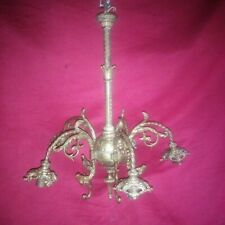 5 Branch Chandelier Decorated with Acanthus Leaves and Animal Heads 