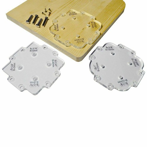 Routeur coin rayon gabarit - , kit