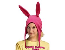Bob's Burgers Louise Replica Bunny Ear Beanie Halloween Cosplay Costume Hat