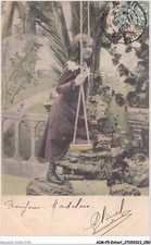 AIMP5-0439 - CHILD - a young girl putting one foot on a swing