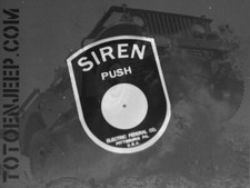 PLAQUETTE PLATE BP SIREN