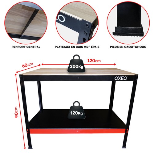 Etabli atelier table de - etabli,
