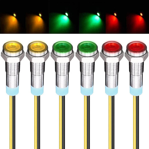 6pcs 220v230v 6mm led - 6pcs,