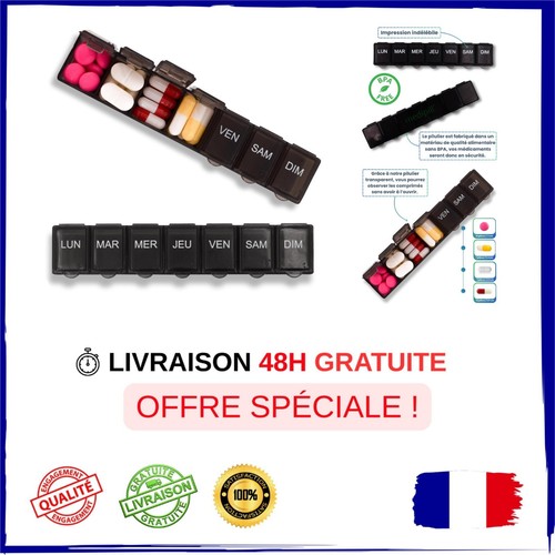 Pilulier semainier jours - semainier,