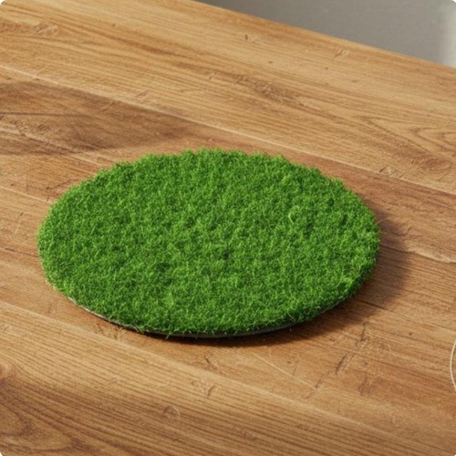 Tapis rond gazon - rond,