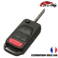 Coque de Clé pour Mercedes ML C CL S SL SEL E A G W 4 boutons sans rainures