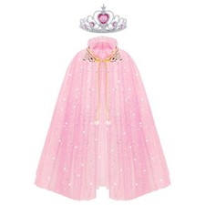 Déguisement Elsa Enfant de Princesse Cape de princesse Costume Princesse Rose...