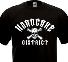 T-shirt Hardcore District Skull HXC Metal Madball Agnostic Front Biohazard D.R.I