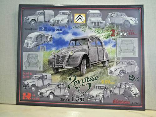 Plaque métal citroën - citroËn, 2