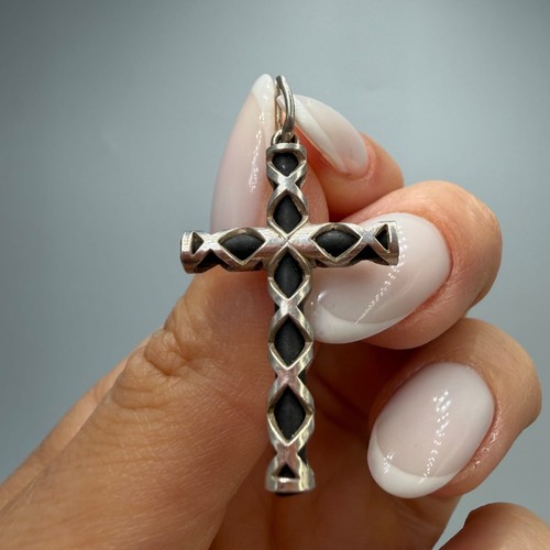 Pendentif croix vintage - , en