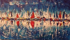 Tableau peinture toile œuvre