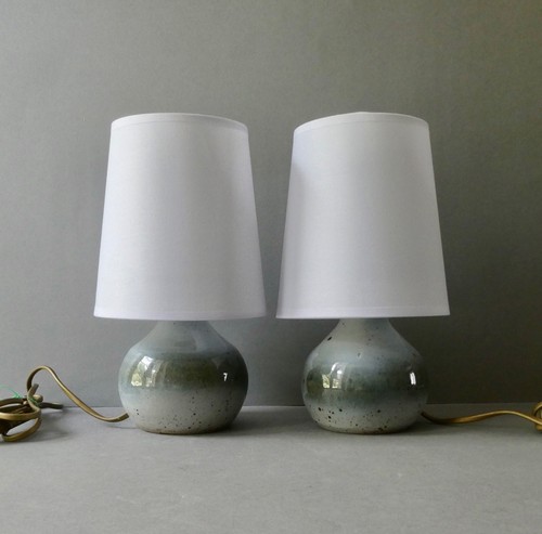Paire lampes céramique - de, en