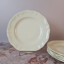 Assiettes Plates Ivoire Digoin