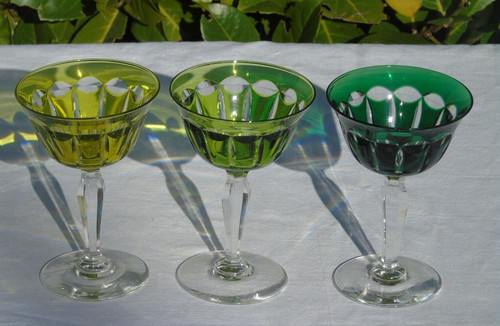 Lot verres vin - 3, cuit