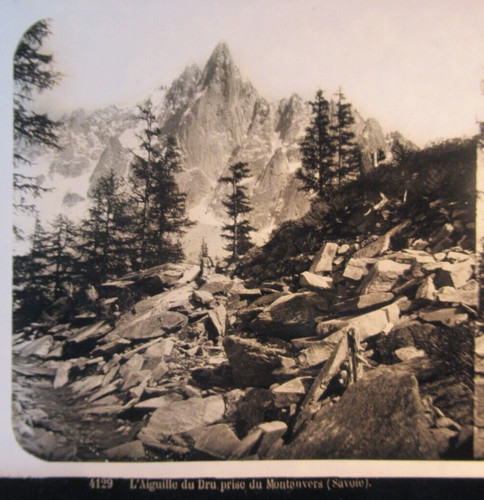 1850 aiguille dru savoie - aiguille,