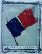 advertising HAUTE COUTURE A.LEU PARIS YEAR 1951 N°A 4423