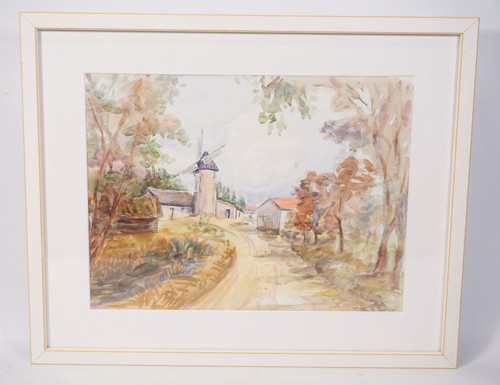 Vintage original aquarell - original,