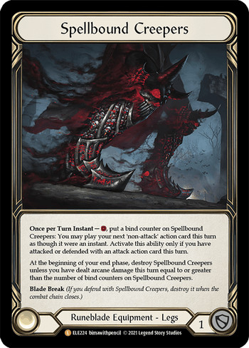 Flesh and blood spellbound - blood,