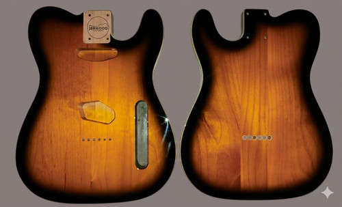 Telecaster body sunburst ton - sunburst,