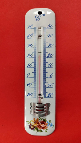 Ancien thermomètre émaillé