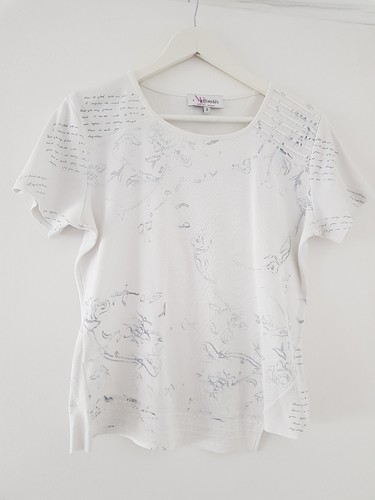 Tee shirt blanc - armand, thiery