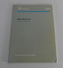 Shop Manual Introduction Mercedes 500 SL 6.0 AMG R129 Roadster Stand 1991