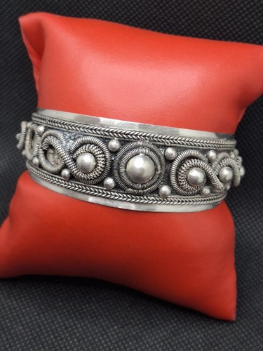 Ancien bracelet manchette - manchette, en