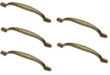 Poignée de Meuble Antique Rétro Porte Ba 96 MM Laiton Braun en Arc Cuisine Pour