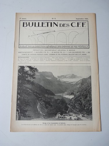Bulletin des cff - bulletin, n°9