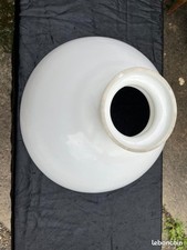 Grand abat-jour globe opaline