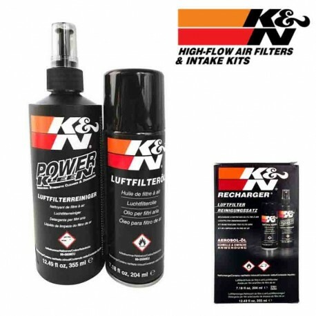 Kit nettoyant filtre air kn - filtre,