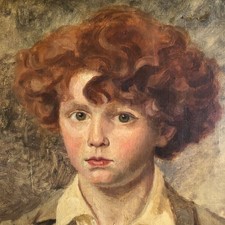 Portrait d'enfant — huile