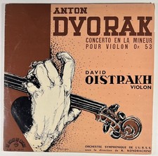 Dvorak : Concerto Violon - David Oistrakh LP 33 rpm 25cm 10" LCDM LD-A-8.111