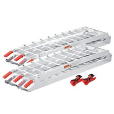 2x Rampe de chargement 226cm 680kg Moto ATV pliable Alu Rail d'accès 30222