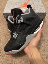 Size 8 Nike Air Jordan 4 Retro Bred Reimagined FV5029-006 Used