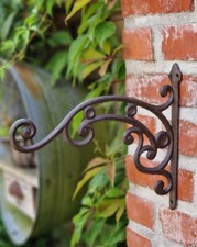 CONSOLE CONSOLE MURALE POUR LAMPE À FLEURS LANTERNE STYLE ANCIEN FONTE NEUF