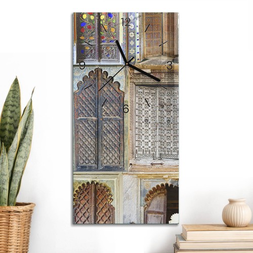 Horloge murale verre - horloge, en