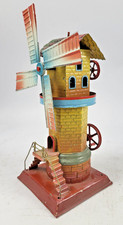 Modèle d'entraînement Doll moulin à vent H: 27 cm ancien peint à la main...