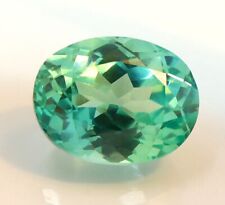 Naturel Paraiba Tourmaline 13.30 CT sans Défaut Coupe Ovale Certifié Ample Gemme