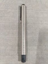 Parker Advertising SNCF Brushed Metal Fountain Pen Rare