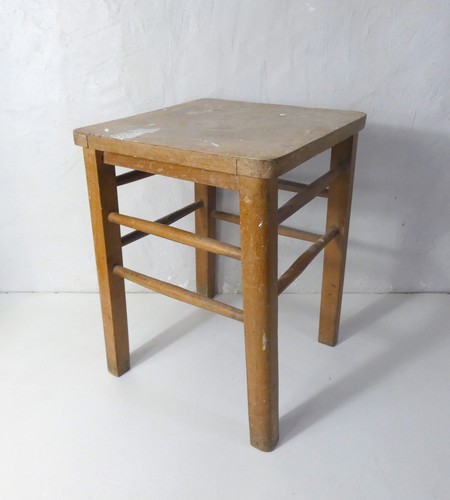 Ancien tabouret atelier - ancien, d'atelier
