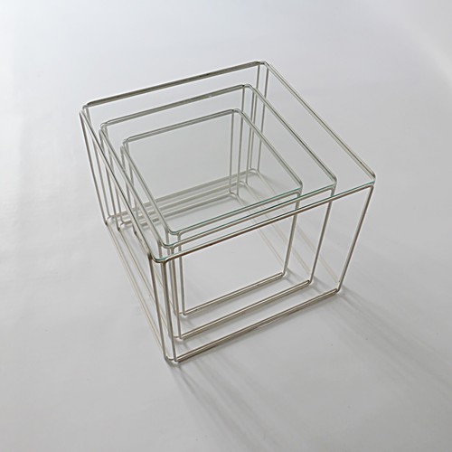 Ensemble trois tables - ensemble, de