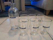 LOT DE 8 VERRES ALLONGÉS