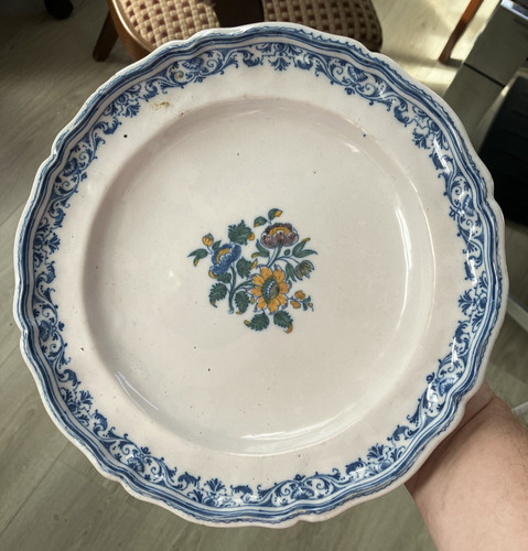 Belle assiette faience - belle,