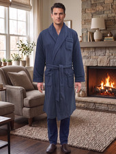 Peignoir Homme En Microfleece