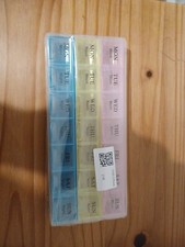 Pilulier 7 Jour Matin Midi Soir Dimension 21.8x9.3x2.2cm 