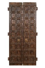 Porte Bois Massif Et Fer