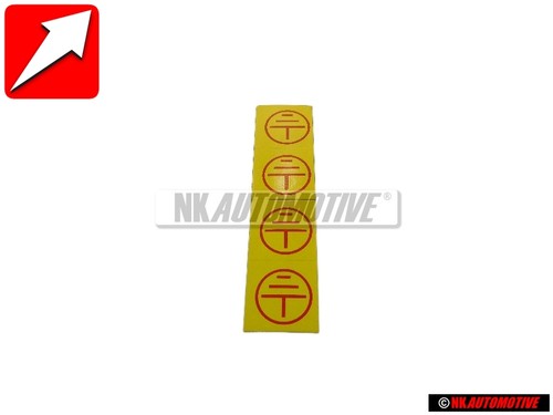 Original plaque indicatrice - vw,
