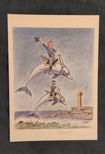 Tuniques Bleues Ex-libris Rare