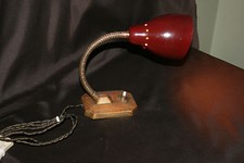 Lampe pied métal - et, abat-jour